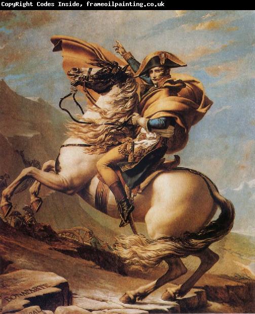 Jacques-Louis David Napoleon Crossing the Alps